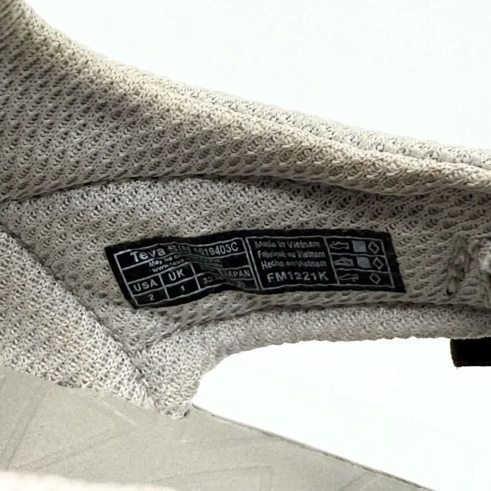 Teva Manatee Purple Khaki Hiking Sandals - Kids US 2